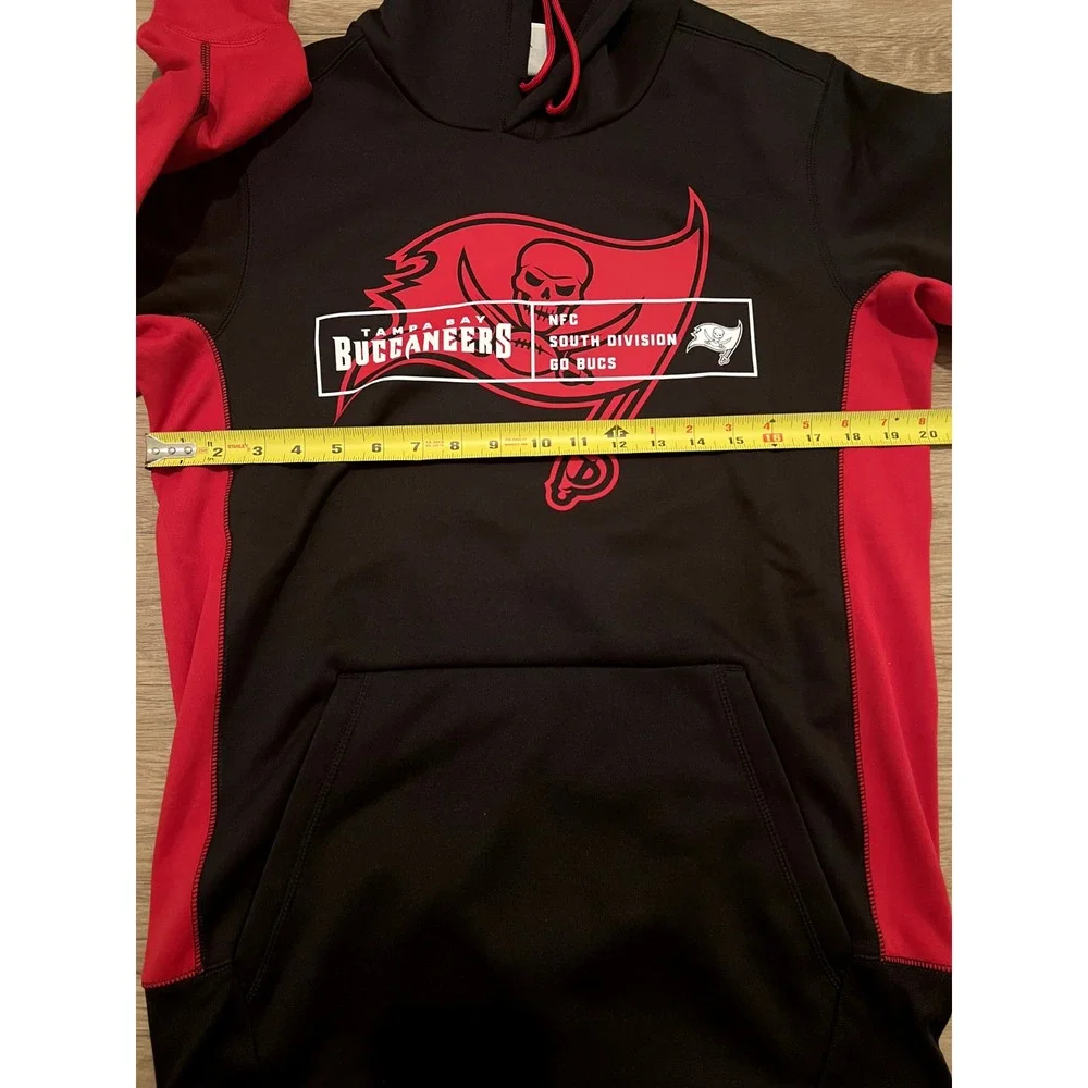 New Nike Men's Tampa Bay‎ Buccaneers Overlap Club Pullover Hoodie Small NFL Dri